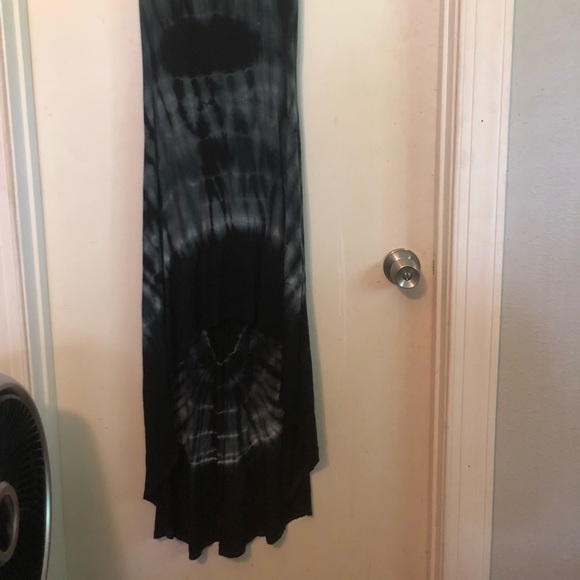 Black tie dye dress - Picture 4 of 4